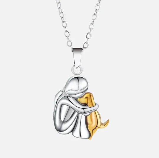 Necklace with pendant "Hug"