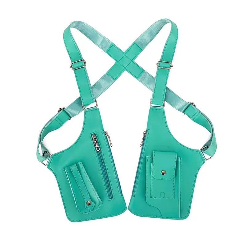 Premium Leather Adjustable Underarm Shoulder Bag for Men & Women