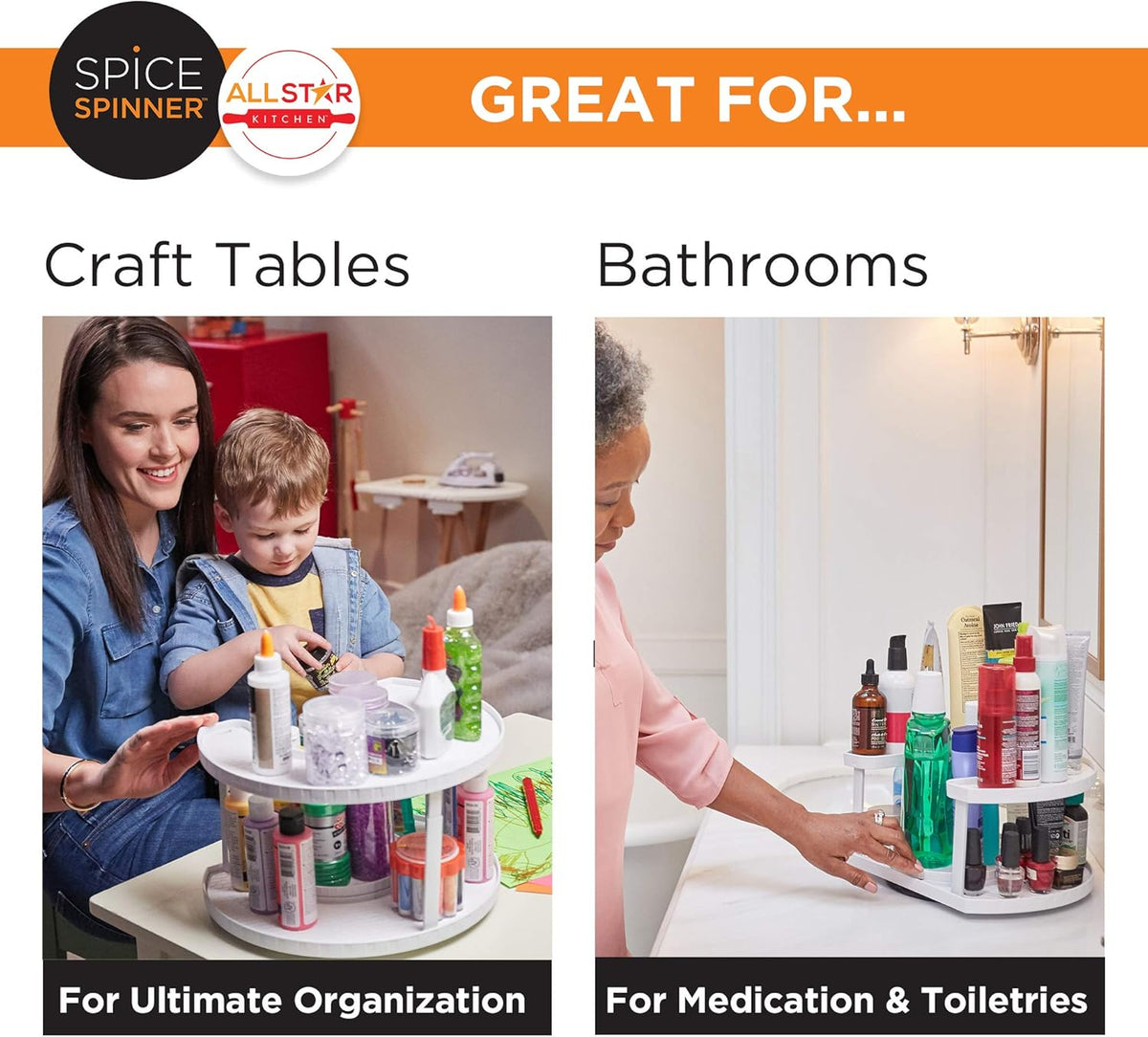The Spice Spinner: Declutter Your Kitchen in Seconds, Find Every Spice in a Spin! 🧂