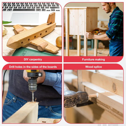 🔥Self-Centering Doweling Jig – Precise Drill Guide for Woodworking Holes
