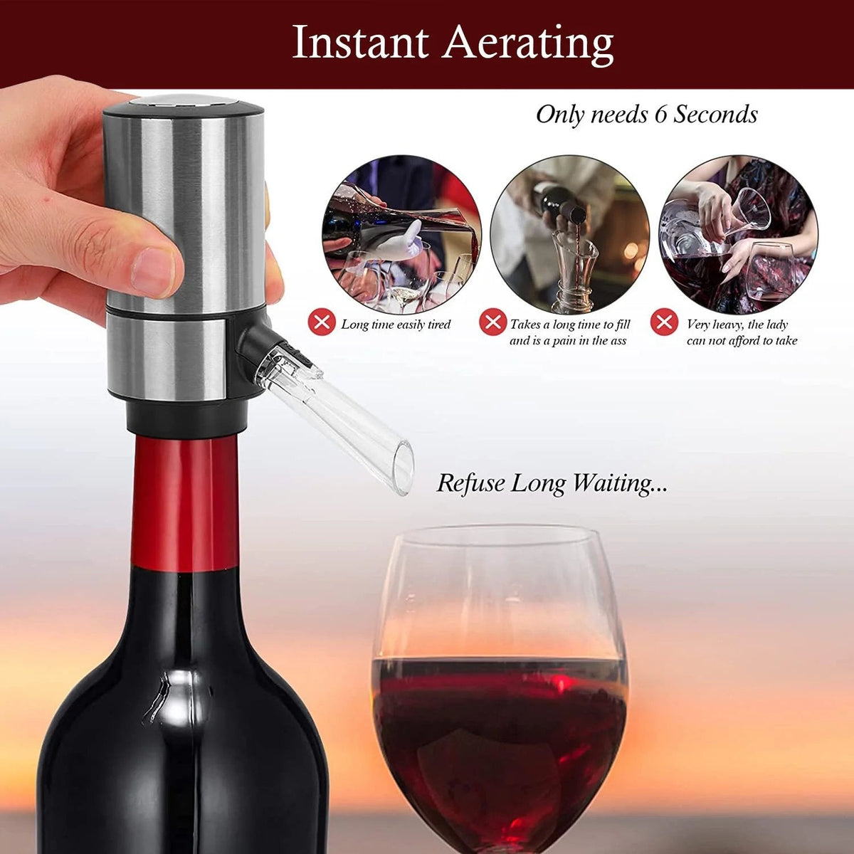 🍷Electric Wine Aerator and Dispenser