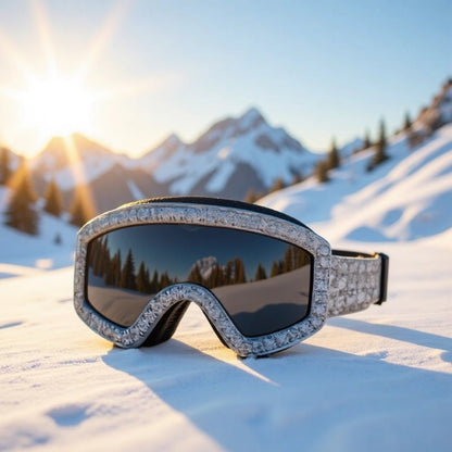 ✨Ski Goggle Shaped Adjustable Ring - Unique Winter Sports Jewelry for Ski Enthusiasts