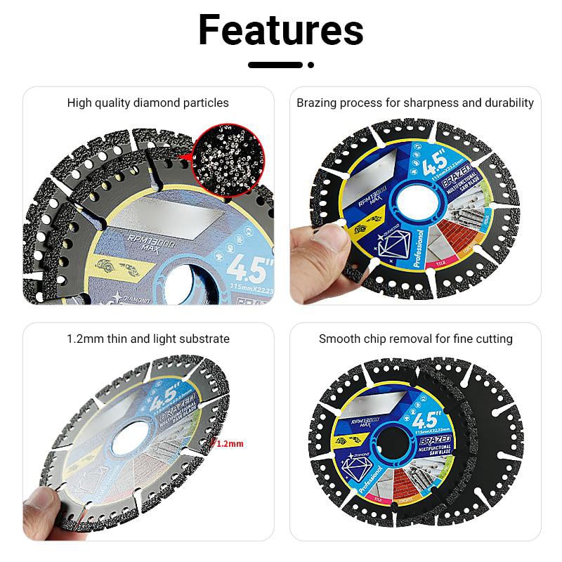 Multi-purpose Saw Blades : Cut Through Anything  for Unmatched Power and Precision