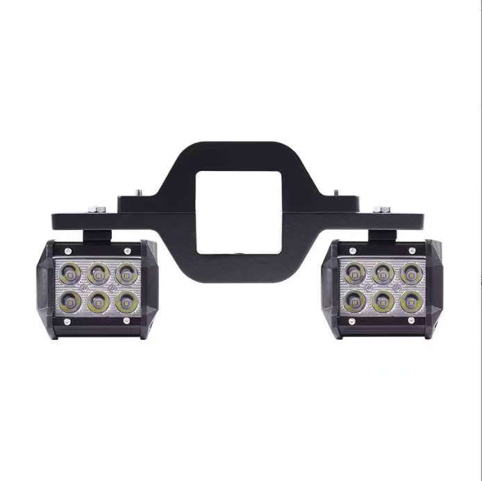 2pcs 4 Inch LED Pods with Tow Hitch Mounting Brackets