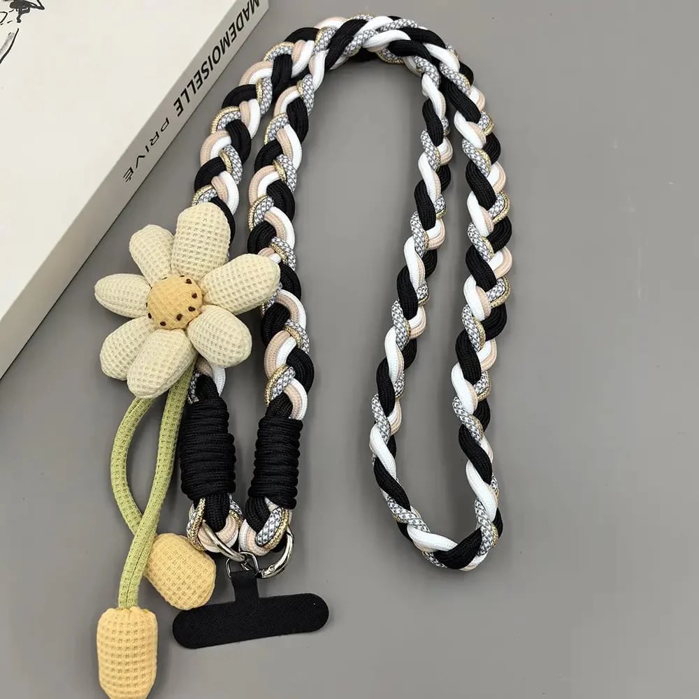 🌞Cute Floral Phone Crossbody Lanyard Hands-Free & Stylish!