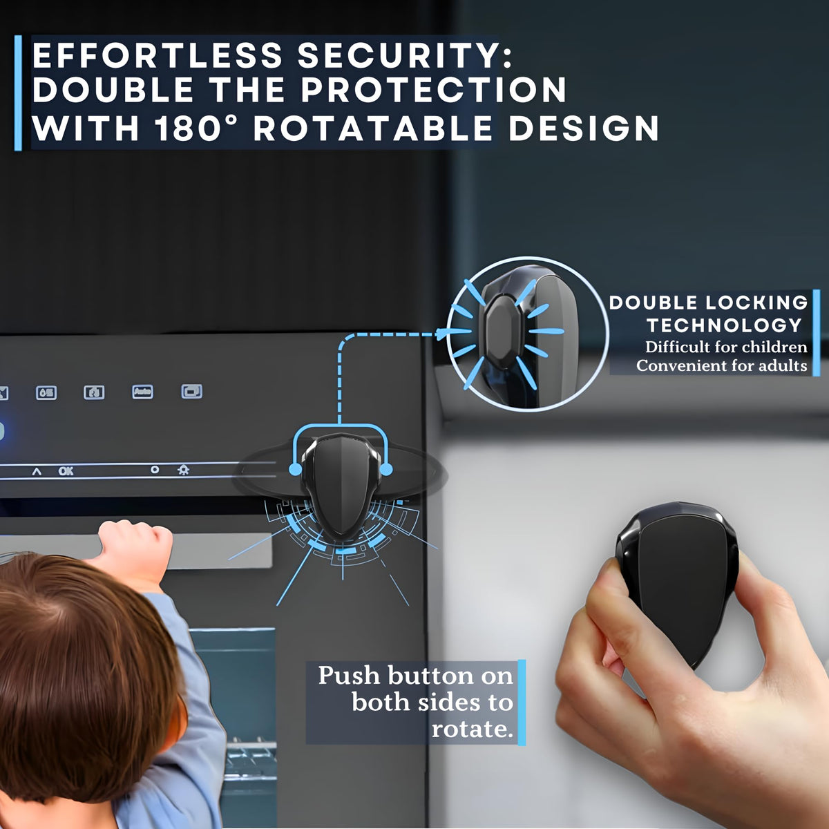 Universal Oven Lock for Child Safety