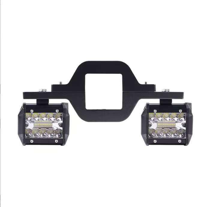 2pcs 4 Inch LED Pods with Tow Hitch Mounting Brackets