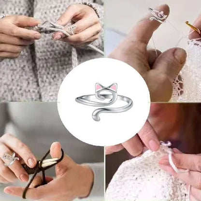 💥BUY 1 GET 1 FREE-Adjustable Knitting Crochet Loop Ring