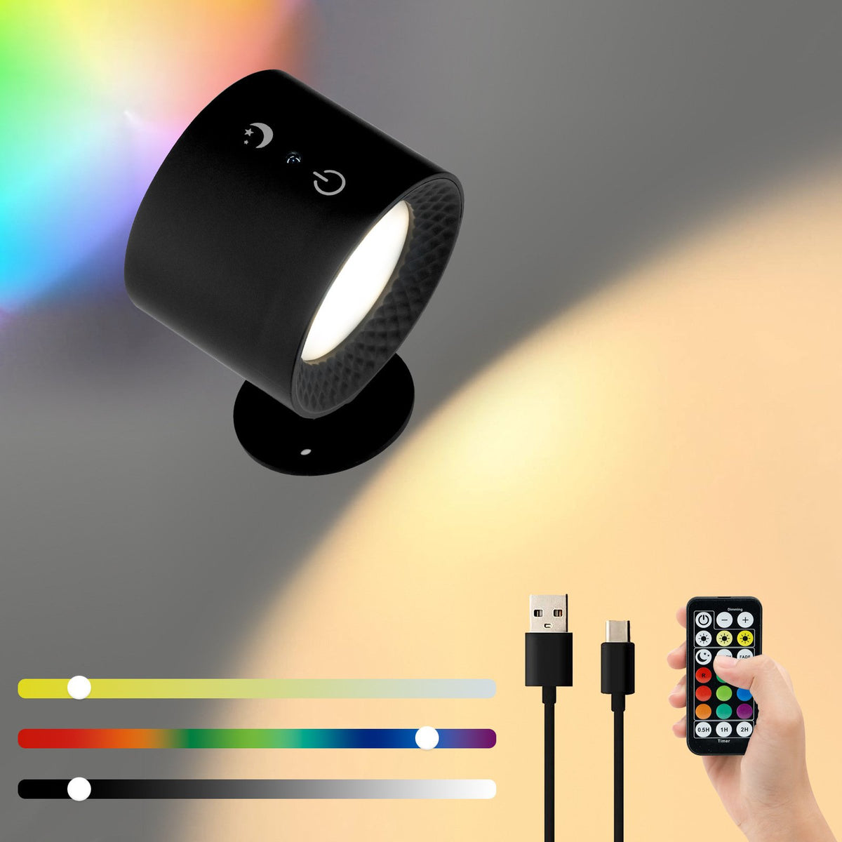 Wiring-Free LED Magnetic Wall Light
