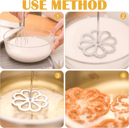 Nordic-Style Rosettes & Timbale Pastry Mold Set