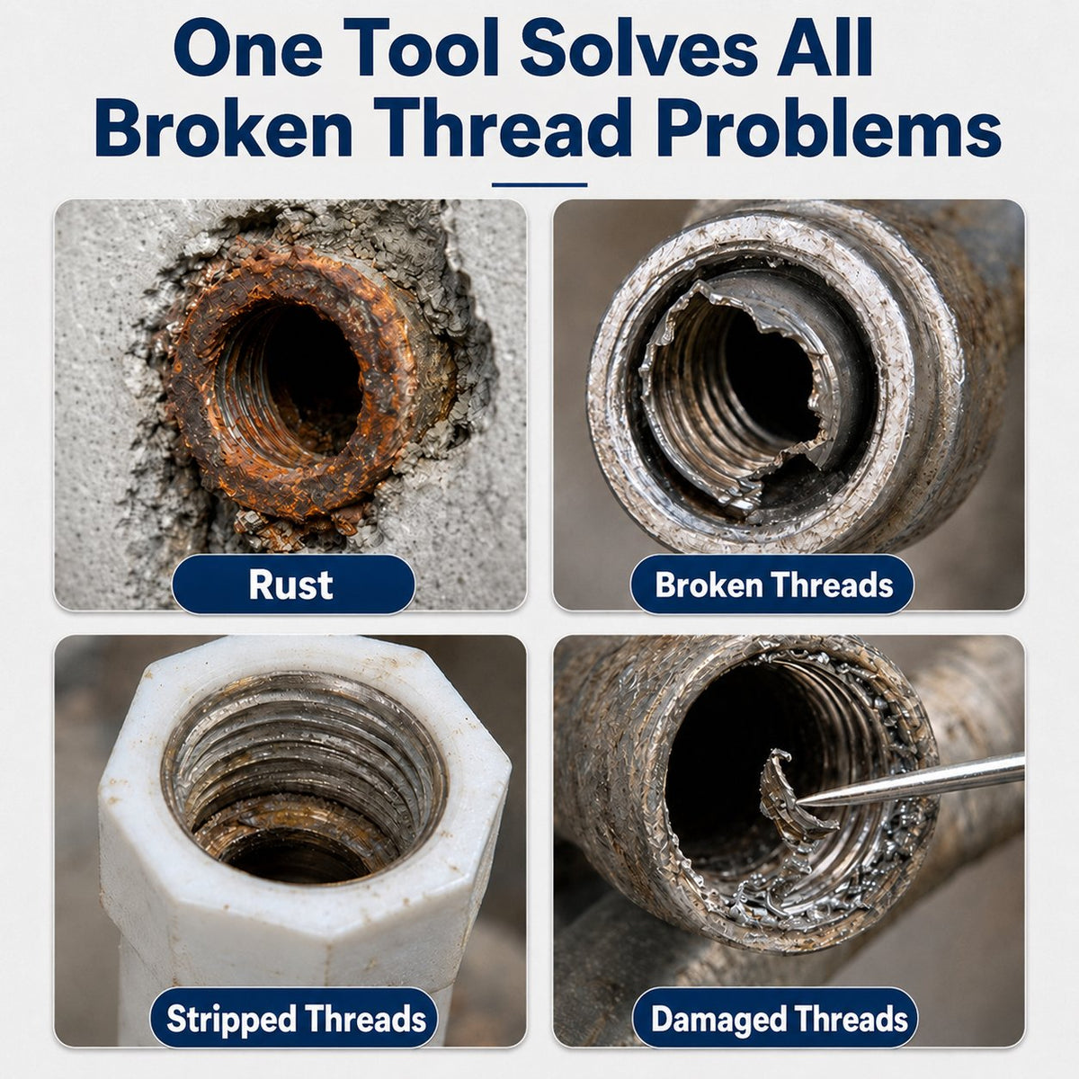 Broken Pipe Extractor Tool – Drill-Powered Solution For Fast Broken Fitting Removal