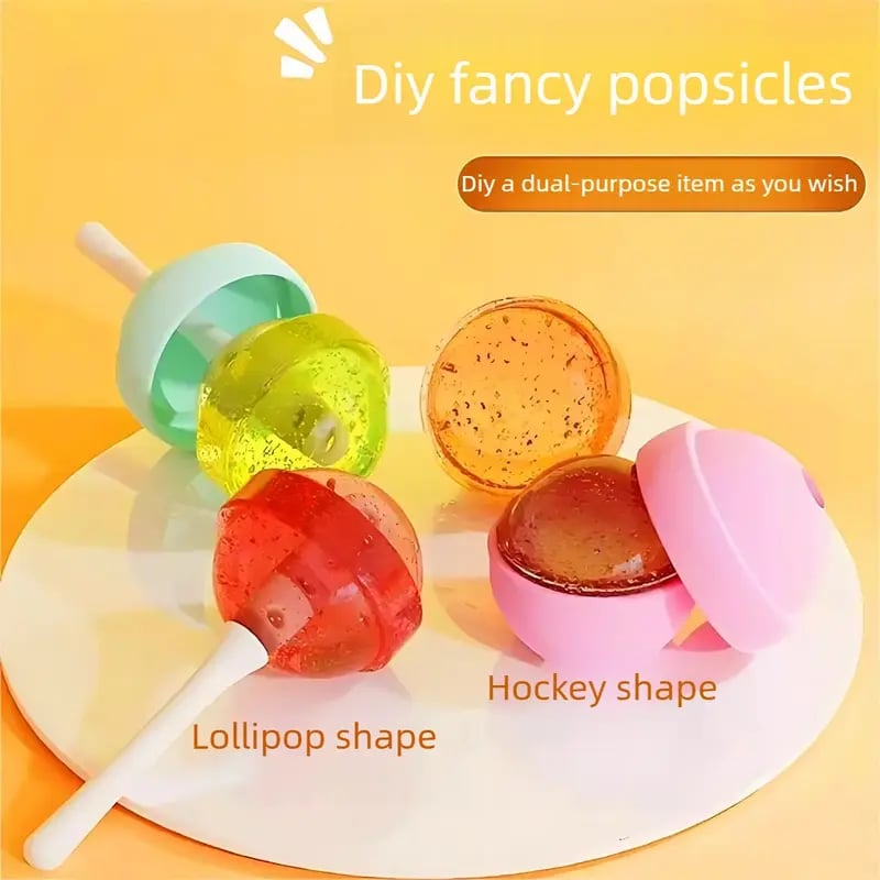 🍦 Reusable Lollipop Mold | DIY Creative Ice Pops for Summer☀️💦