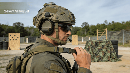 2-Point Sling Set with Fast Adjust Mount Straps and QD Swivels