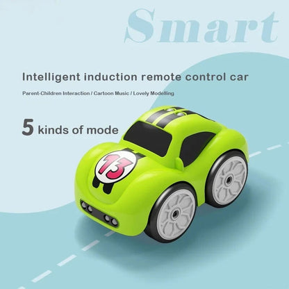 🎄Gifts For Children🎁🏀RC Intelligent Sensor Remote Control Cartoon Control Electric Car Music Boy Toy