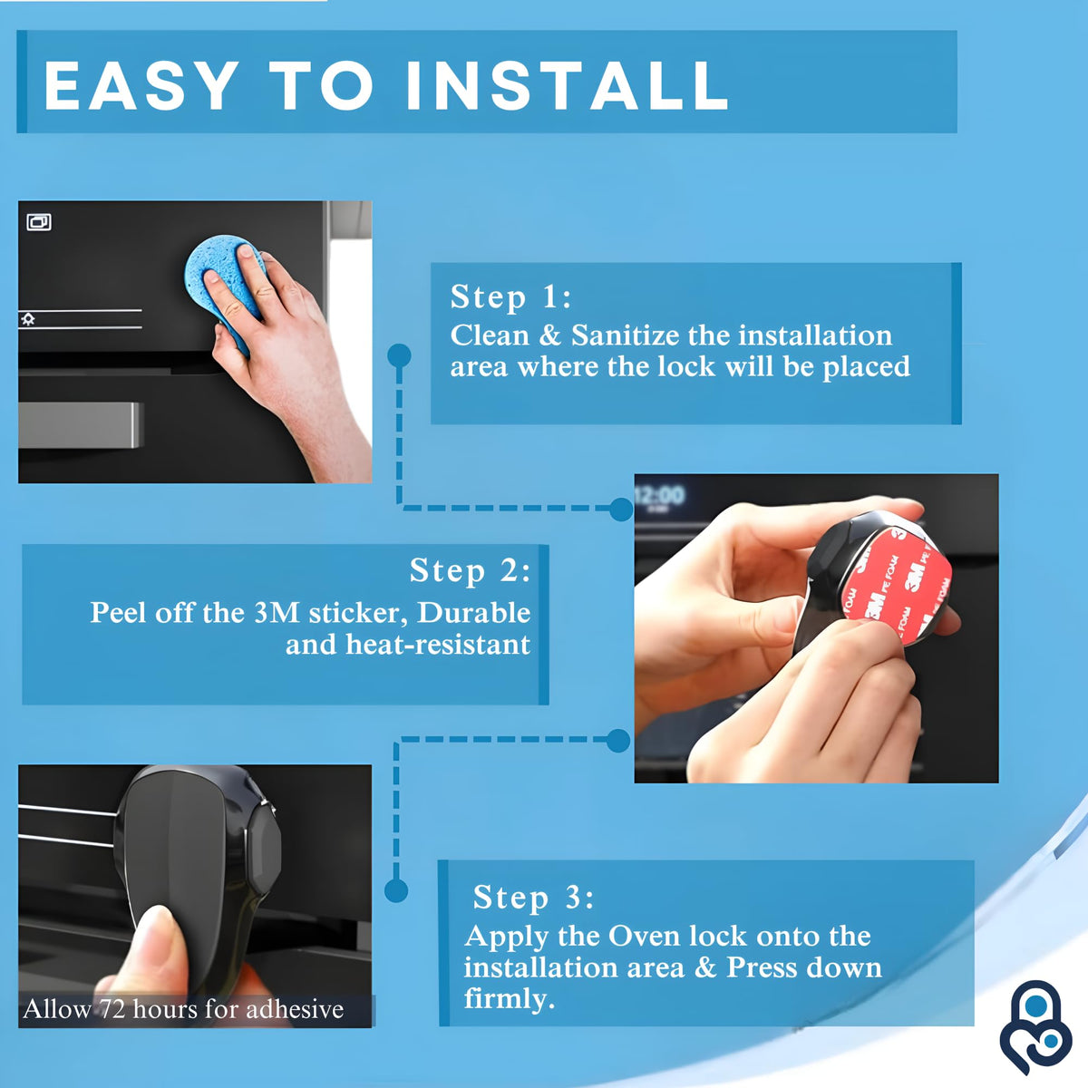 Universal Oven Lock for Child Safety