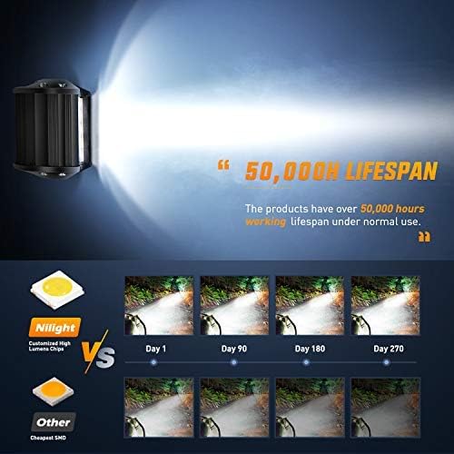 2pcs 4 Inch LED Pods with Tow Hitch Mounting Brackets