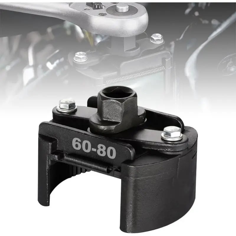 🔧 Adjustable Oil Filter Wrench | 60mm-105mm Universal Removal Tool