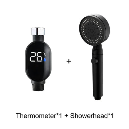 🌡️ Shower Thermometer - Instant Digital Display, Waterproof & Easy Install for Safe Bathing 👶📦