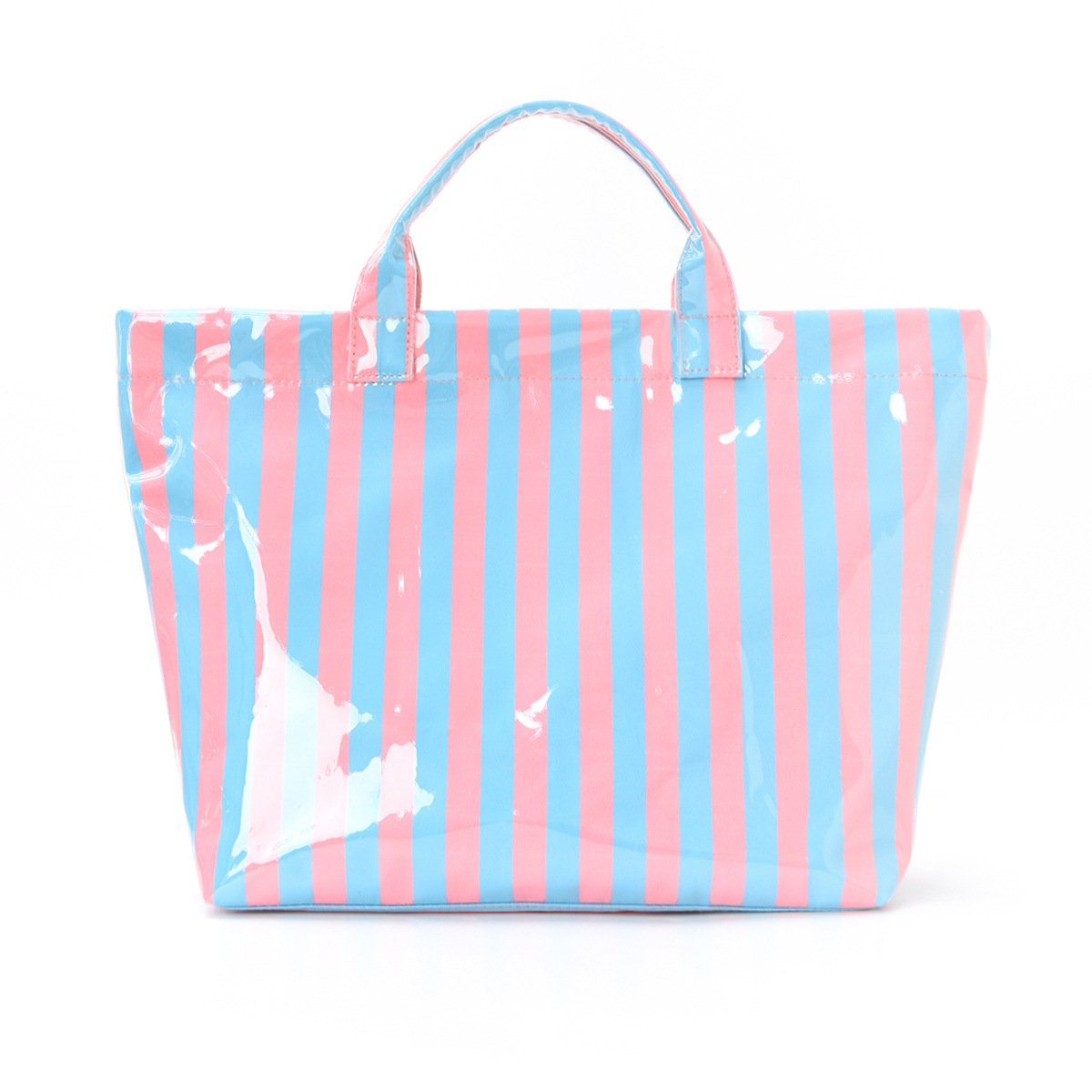 🌈 Lightweight Striped Tote Bag Large Capacity Travel & Beach Carryall