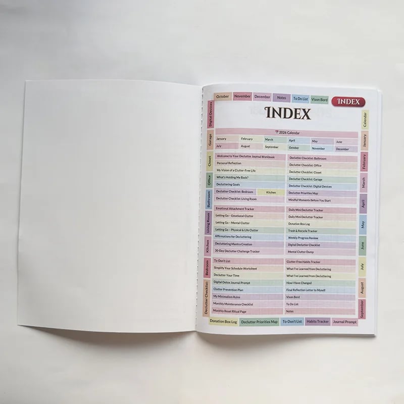 🔥LAST DAY 50% OFF - ✍️2026 Declutter Journal Workbook