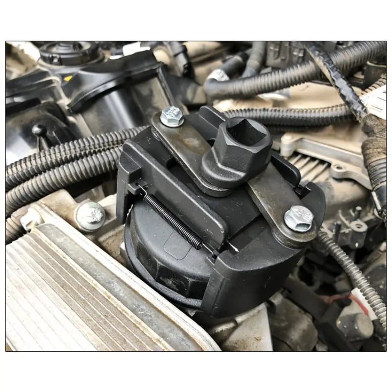 🔧 Adjustable Oil Filter Wrench | 60mm-105mm Universal Removal Tool