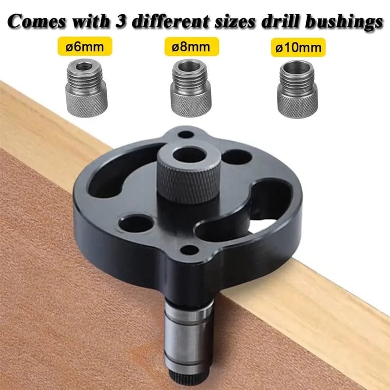 🔥Self-Centering Doweling Jig – Precise Drill Guide for Woodworking Holes