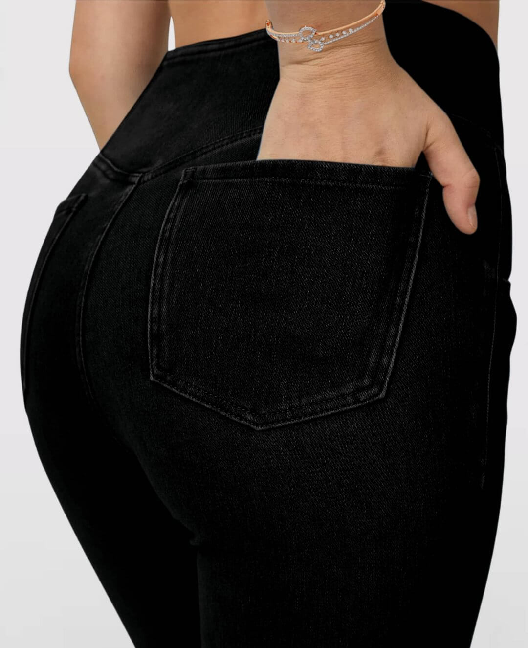 🔥Stretchy Jeans High Waisted Crossover