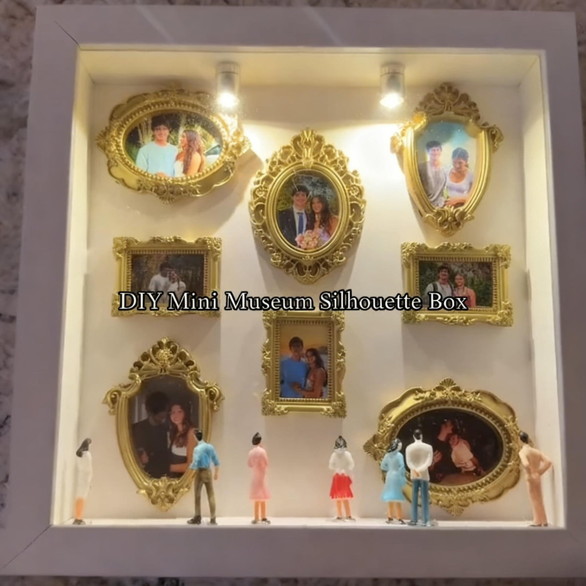 💝NEW YEAR SALE 49% OFF✨DIY Mini Museum Silhouette Box – Celebrate Your Unique Memories in Style 💖