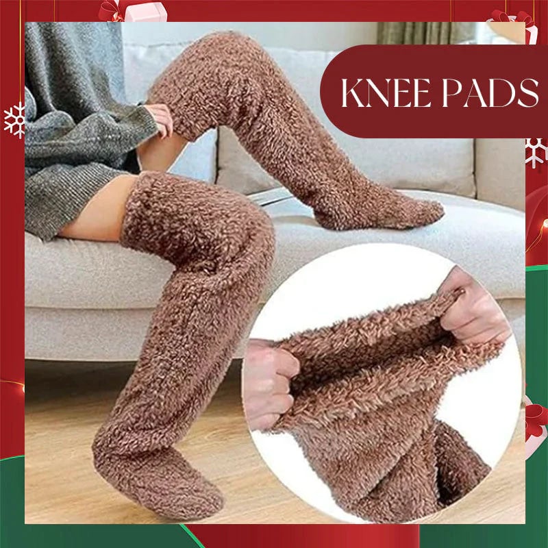 💕Velvety Fleece Knee Socks For Christmas❄️