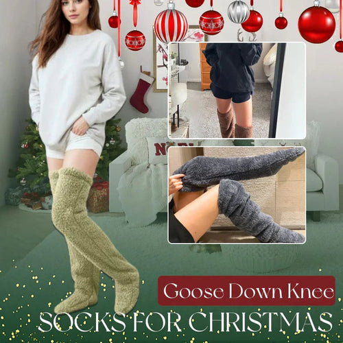 💕Velvety Fleece Knee Socks For Christmas❄️