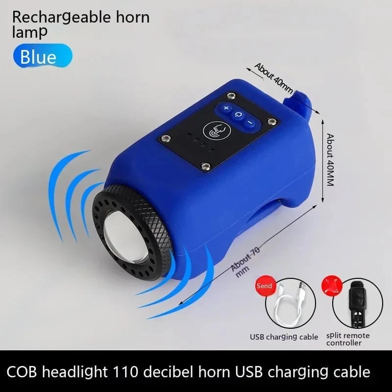 Woyuosn 2-in-1 Bike Light and Horn