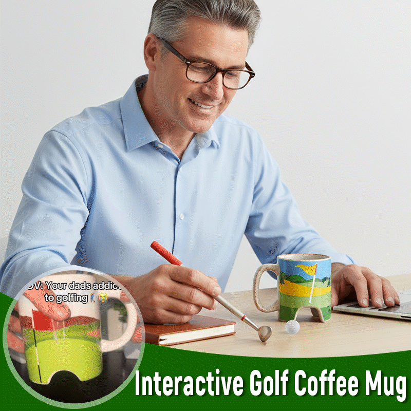Interactive Golf Coffee Mug Set
