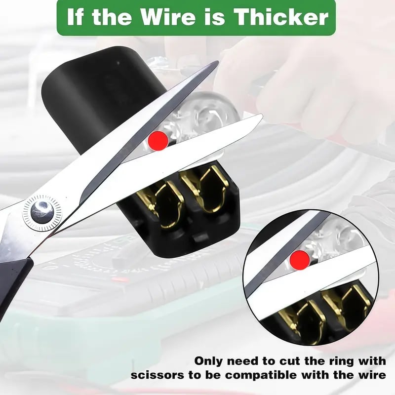 🔥Double-Wire Plug-in Connector Led Light Strip Connectors 2 Pin