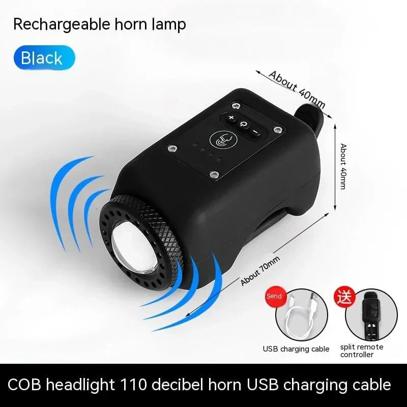 Woyuosn 2-in-1 Bike Light and Horn