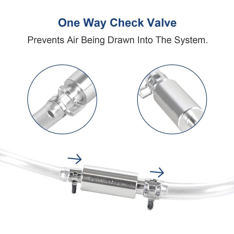 🔥 Brake Bleeder Hose 🔧 One-Way Check Valve Tube Bleeding Tool Kit