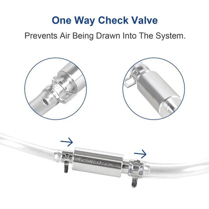 🔥 Brake Bleeder Hose 🔧 One-Way Check Valve Tube Bleeding Tool Kit