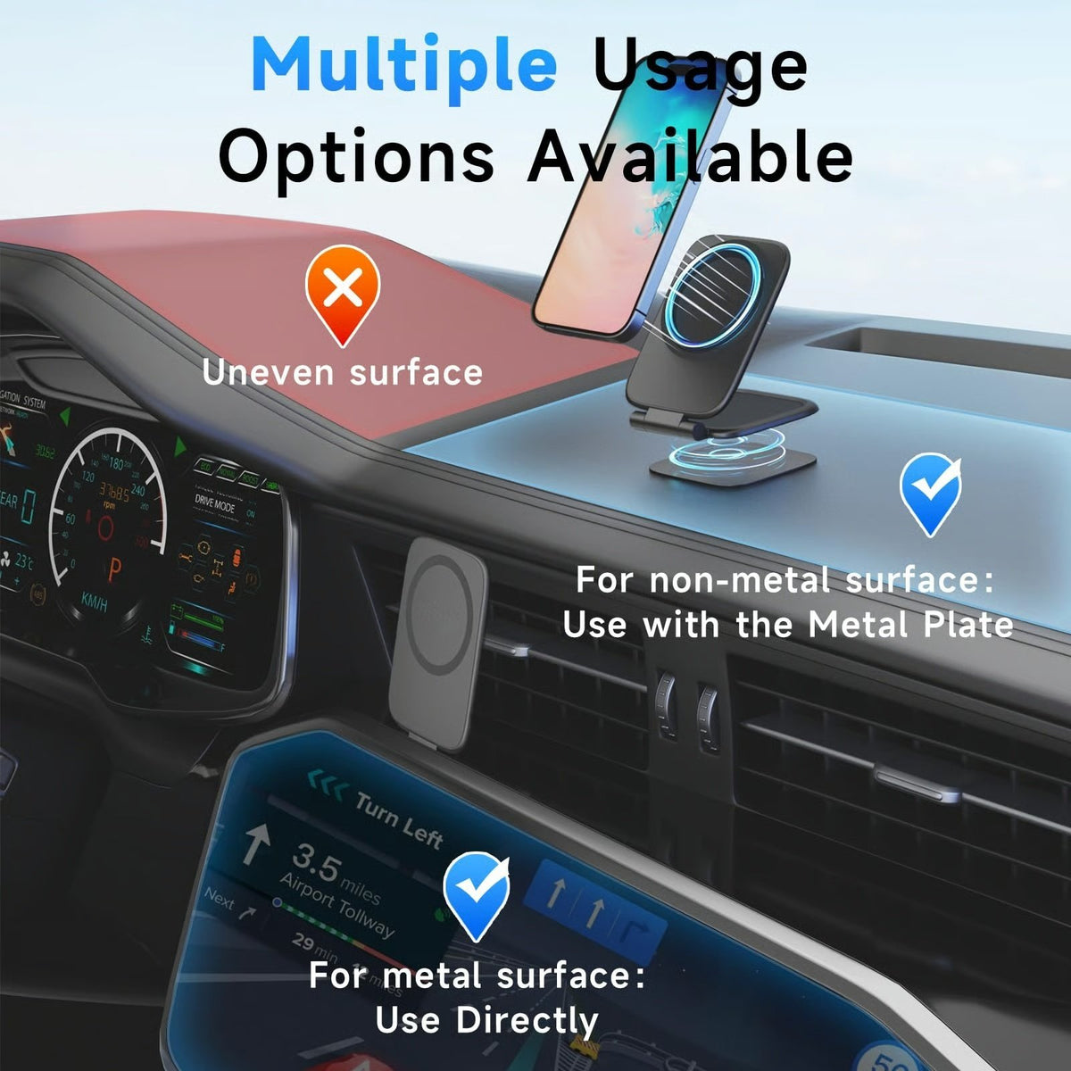 Magnetic Phone Holder for Car