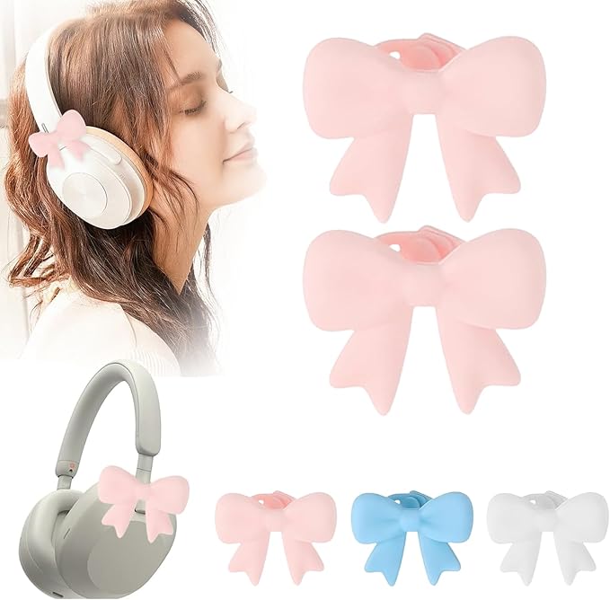 🎧 Silicone Bow Earphone Accessories