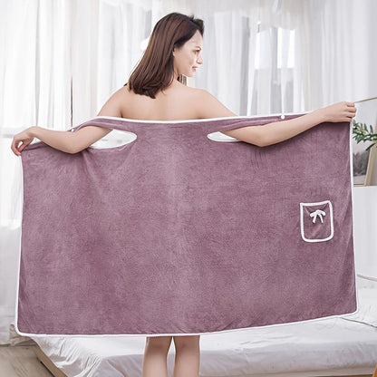 🏆 50K+ SOLD! ✨ Plus Size Women's Wearable Shower Skirt