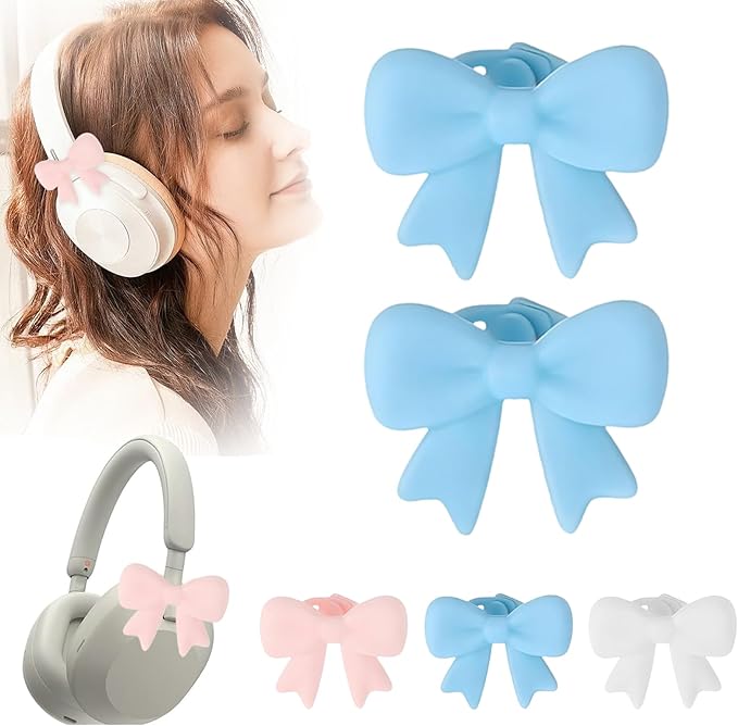 🎧 Silicone Bow Earphone Accessories
