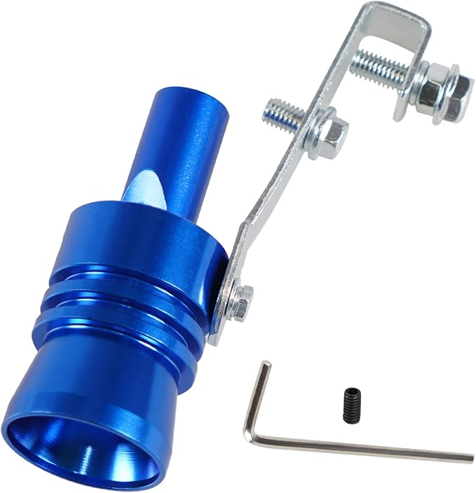 🔥🎁Aluminum Alloy Universal Turbo Whistle,Turbo Sound Exhaust Muffler Pipe Whistle Car Roar Maker