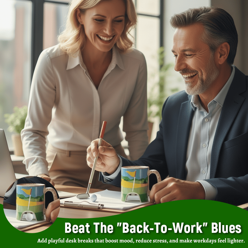 Interactive Golf Coffee Mug Set