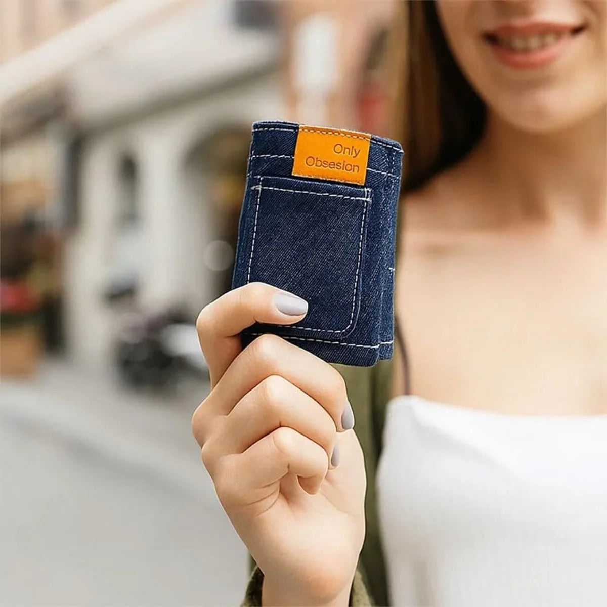 mini jeans wallet👛