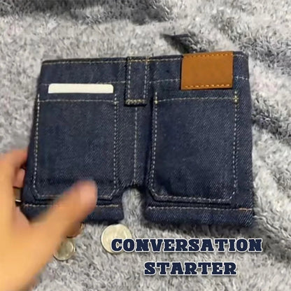 mini jeans wallet👛