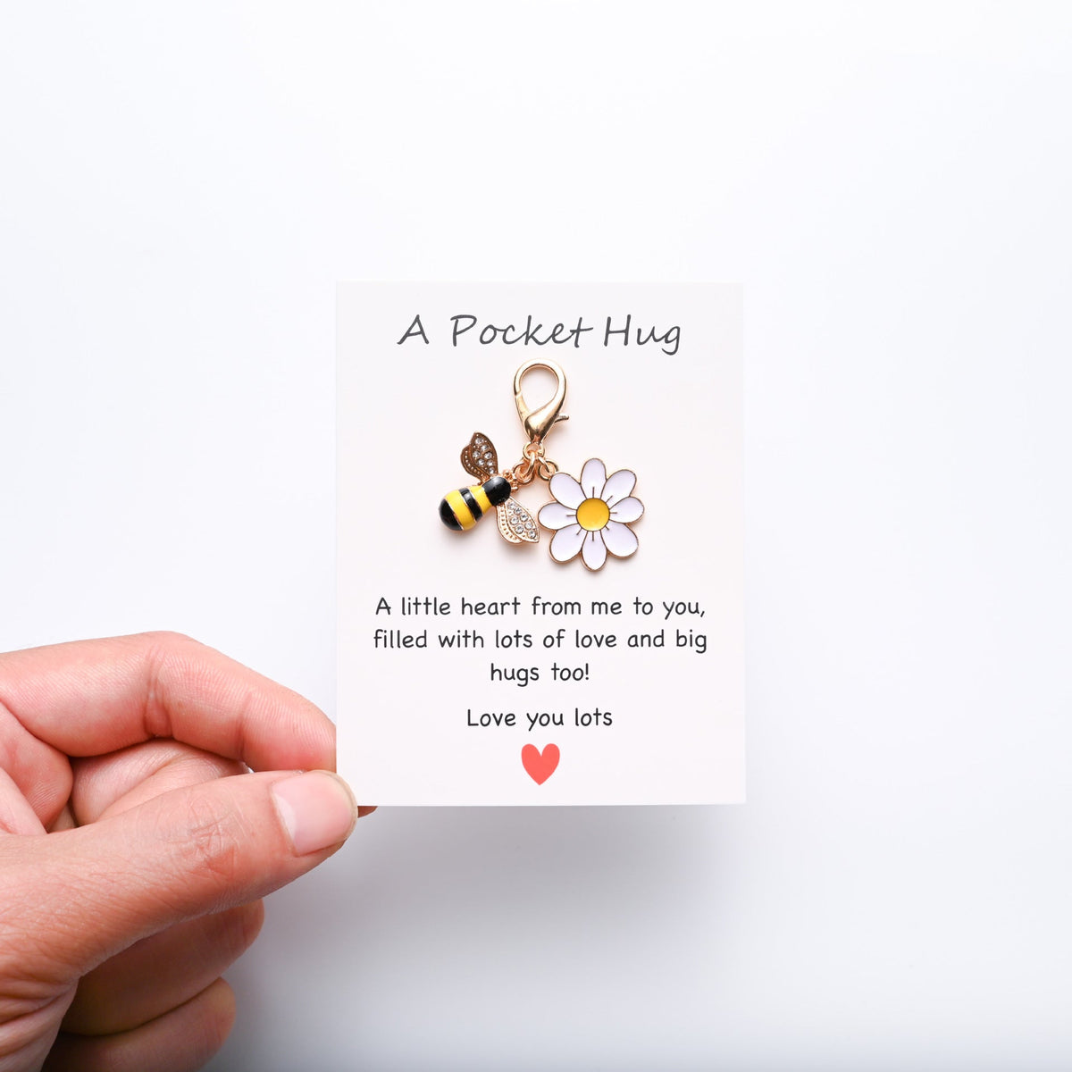 ✨Crafted by Hand-10 Sets Hug Favors(🦋Butterfly, Ladybird, Flower, Bee)