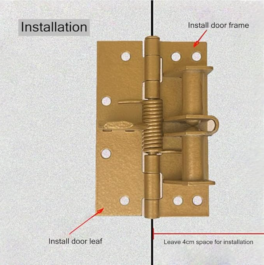 3 in 1 Automatically Door Hinge Lock
