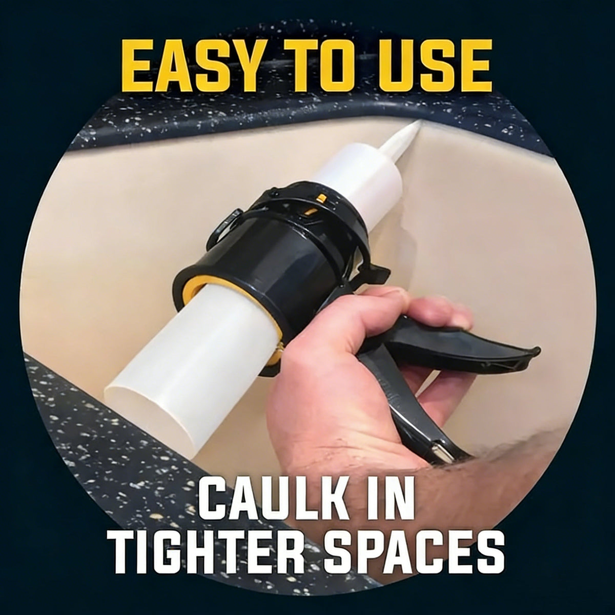 🔥🛠️ Caulking Gun –  Anti-Drip, 12:1 Thrust Ratio