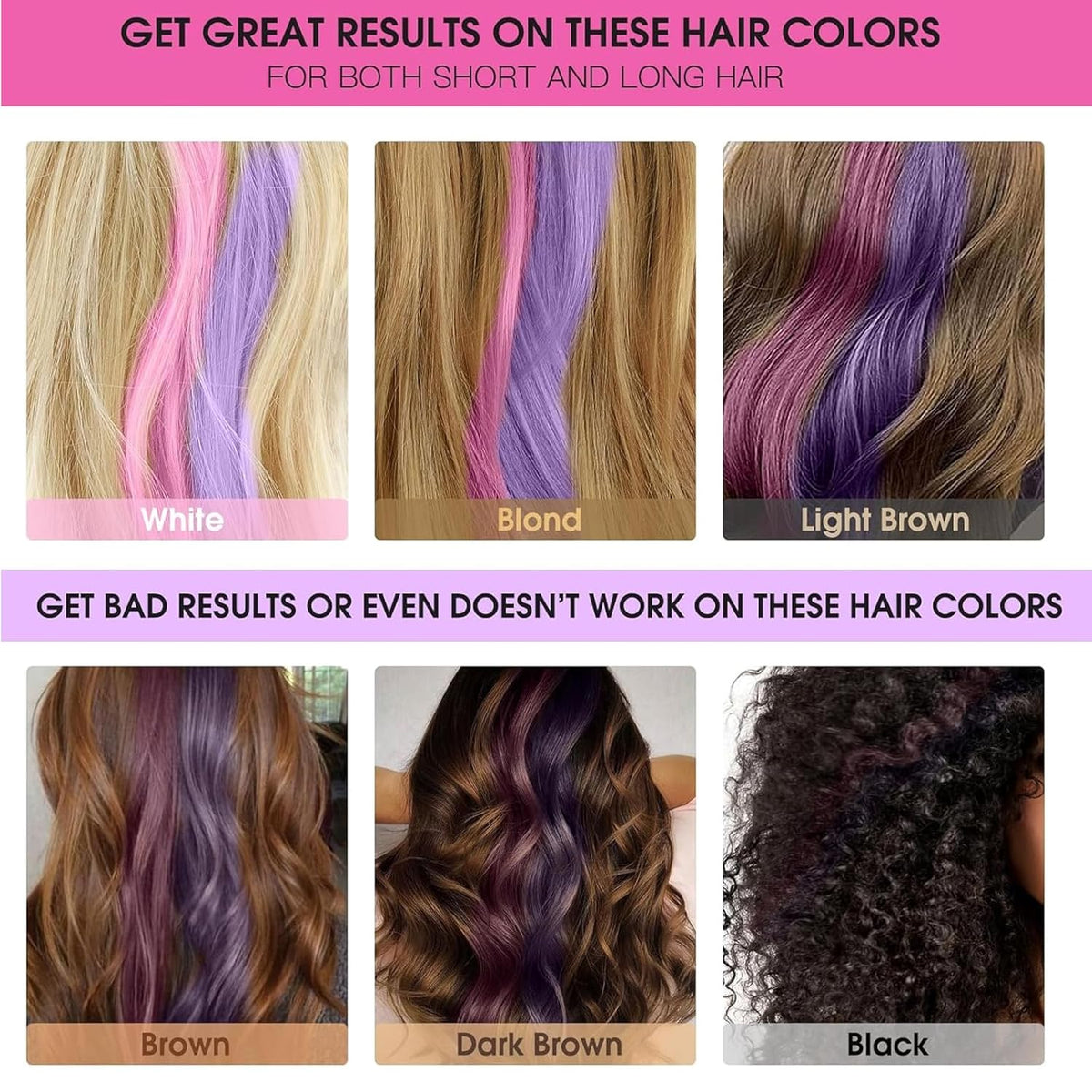 🎅Christmas Pre-sale✨Festive Fun Hair Chalk Combs