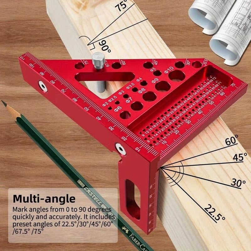 💥Exclusive Offer📐Make work easier🔥3D Multi-angle Carpenter Square Scriber