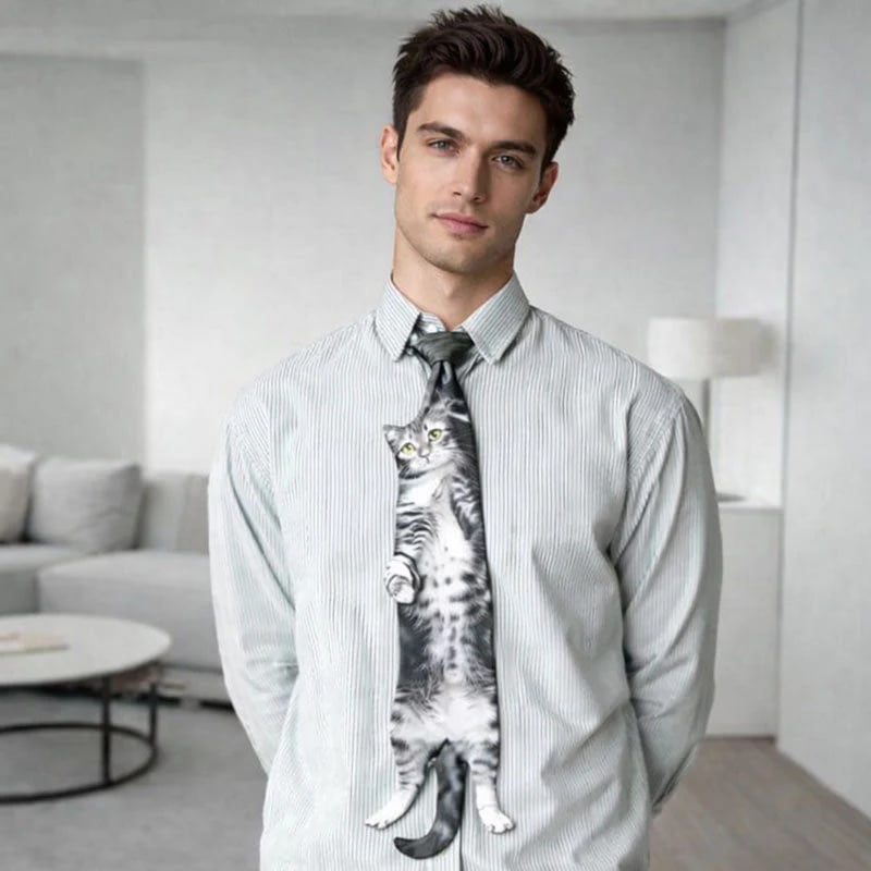 🐱 Cute Cat Tie